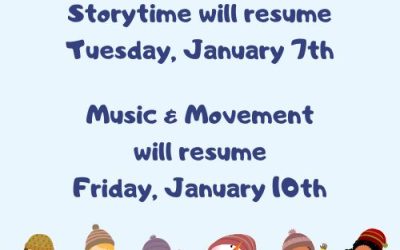 Preschool Storytime and Music & Movement